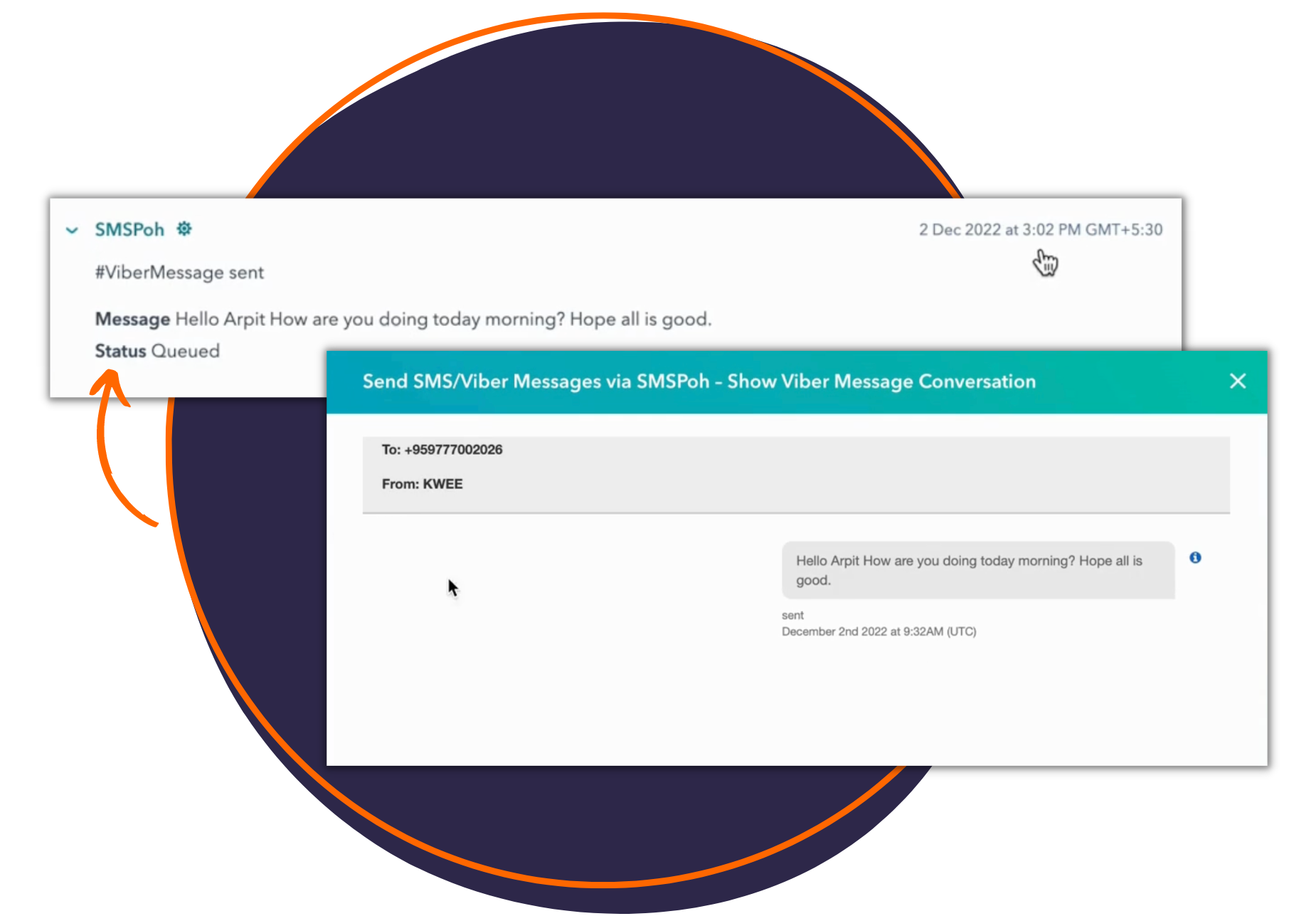 Track Viber messages in HubSpot - Viber HubSpot integration