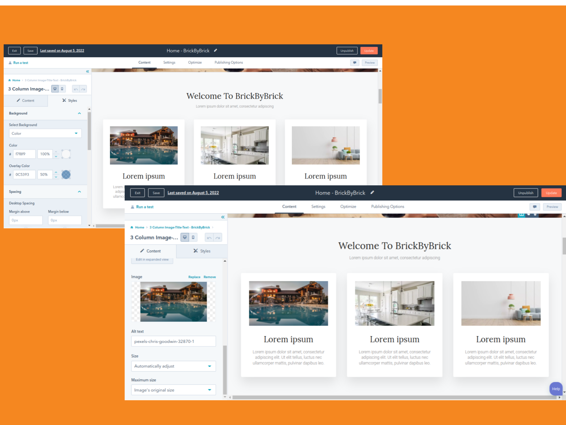 Completely Editable to the Last Detail