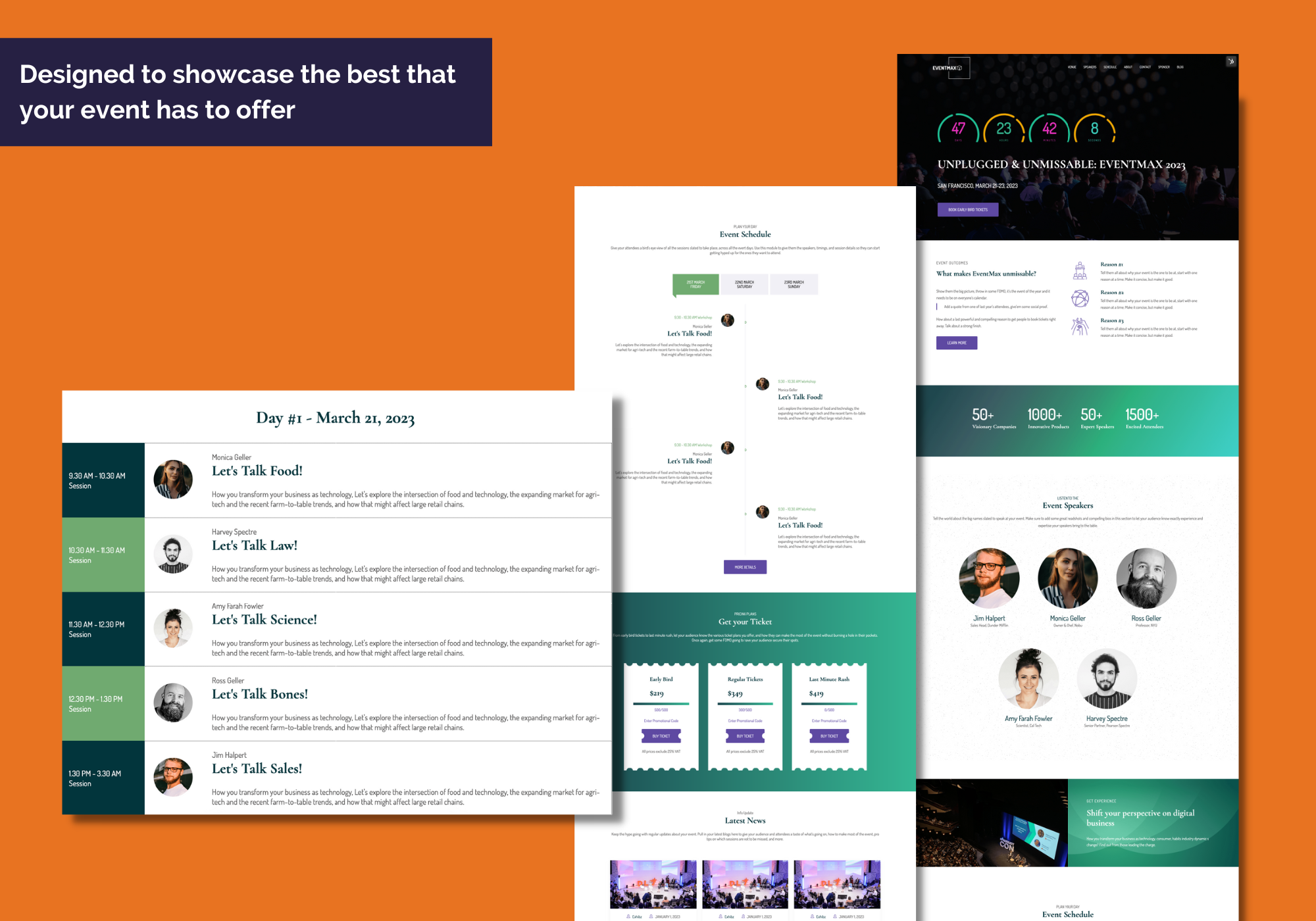 Ready-to-publish page templates